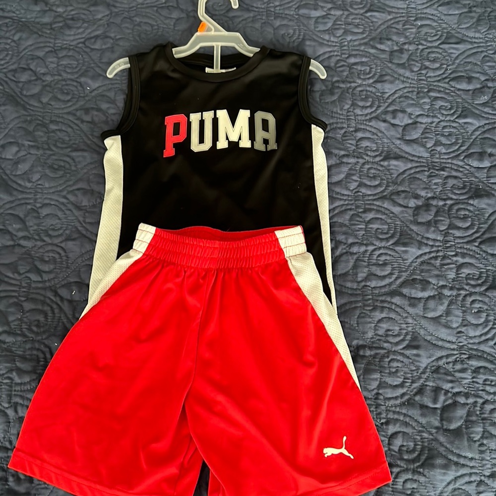 Puma Size 4 Tank top shirt and shorts